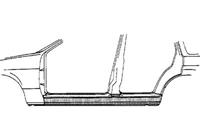 Toyota PLAATWERKDEEL Dorpel R 4-deurs