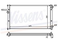 Kühler, Motorkühlung Nissens 652441