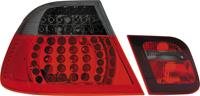 Set LED Achterlichten passend voor BMW 3-Serie E46 Sedan 1998-2001 - Rood/Smoke