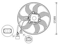 audi KOELVENTILATOR 1.8 / 2.0 TFSi / 2.0 TDi LINKS 5894747