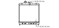 honda RADIATEUR CIVIC4/5 RV400 AT 91