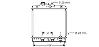 honda Radiateur Civic/crx 1.3/1.4/1.5/1.6