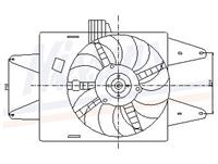 Lüfter, Motorkühlung Nissens 85133