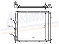 NISSENS Wasserkühler 63854A Kühler,Motorkühler RENAULT,KANGOO KC0/1_,KANGOO Express FC0/1_