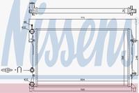 Radiator, motorkoeling NISSENS 65321