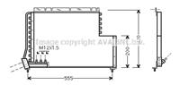 Volvo Condensor, airconditioning