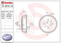 BREMBO Bremstrommel 14.C013.10  HYUNDAI,ACCENT II LC,ACCENT II Stufenheck LC