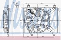 NISSENS Lüfter 85894 Elektrolüfter,Hochleistungslüfter HYUNDAI,i10 PA