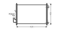 nissan CONDENSOR X-TRAIL 20i/25i/25D 07-