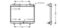 citroen Radiateur Benzine 2.0 16v Vts