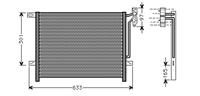 bmw AIRCO CONDENSOR niet voor DIESEL 06005203