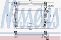 Radiator, motorkoeling NISSENS 69451