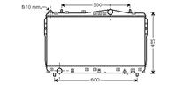 vanwezel VAN WEZEL Wasserkühler 81002073 Kühler,Motorkühler CHEVROLET,DAEWOO,NUBIRA Kombi,LACETTI J200,NUBIRA Stufenheck,LACETTI Schrägheck KLAN