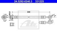 Bremsschlauch Hinterachse links am Bremssattel außen ATE 24.5292-0240.3
