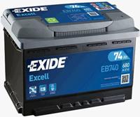Exide EB740 Excell 74Ah 680A Autobatterie