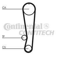 CONTITECH Zahnriemen CT788 Steuerriemen DAIHATSU,FEROZA Soft Top F300,SPORTRAK F300,GRAN MOVE G3,CHARADE IV G200, G202,APPLAUSE II A101