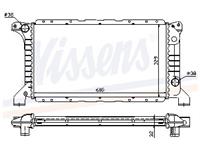 Kühler, Motorkühlung NISSENS 62177