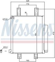 daihatsu Condensor, airconditioning
