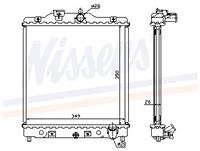 NISSENS Wasserkühler 63310A Kühler,Motorkühler HONDA,CIVIC VI Hatchback EJ, EK,CIVIC VI Fastback MA, MB,CRX III EH, EG,CIVIC VI Aerodeck MB, MC