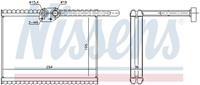 Verdampfer, Klimaanlage Nissens 92324