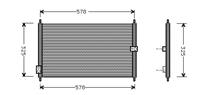 honda Condensor Accord4 Coupe 20/22 93-97