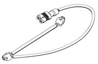 Warnkontakt, Bremsbelagverschleiß Hinterachse ABS 39544