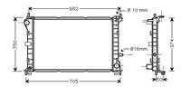 ford Radiateur Benzine 1.6 At