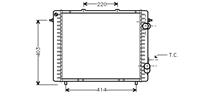 vanwezel Kühler, Motorkühlung Van Wezel 43002159