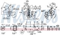 NISSENS Turbolader 93091 Abgasturbolader,Lader, Aufladung VW,SEAT,GOLF IV 1J1,GOLF IV Variant 1J5,BORA 1J2,BORA Kombi 1J6,LEON 1M1,TOLEDO II 1M2