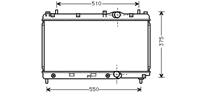 chrysler RADIATEUR NEON 2.0MT/AT +/zonder AIRCO 95-98