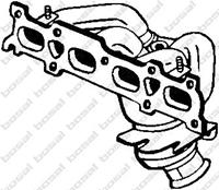 Katalysator vorne Bosal 090-712