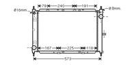 nissan RADIATEUR MICRA3/NOTE 15DCi zonder AIRCO 05-