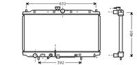 mitsubishi Radiateur Carisma 16/18 At 95-97