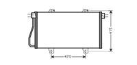 nissan AIRCO CONDENSOR 1.9 DTi (Voir Photo)