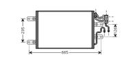 opel AIRCO CONDENSOR 1.7 CDTi