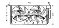 citroen Koelventilatorwiel