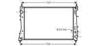 fiat RADIATEUR LINEA 14i/13JTD/16JTD 07-