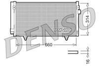 Condensor, airconditioning DENSO, u.a. für Subaru