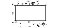 kia RADIATEUR BENZINE 1.3 8v / 1.5 16v MT