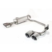 Dubbele RVS Sportuitlaat Peugeot RCZ 1.6THP 115kW/1.6THP 147kW/2.0 HDI 120kW 2010-2012 2x 90mm