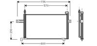 nissan AIRCO CONDENSOR 92-98 545x290