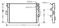 iveco RADIATEUR DAILY4 28D/TD MT zonder AIRCO 99-