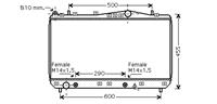 daewoo Radiateur Rezzo/tacuma At 00-04