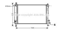 chrysler Radiateur CRA2080