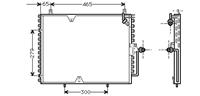 mercedes-benz Condensor Mb W124 Mt/at 84-92