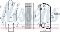 NISSENS Ölkühler, Automatikgetriebe 91160  VW,AUDI,GOLF IV 1J1,TT 8N3,TT 8J3,TT Roadster 8N9,TT Roadster 8J9