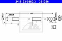 Bremsschlauch | f.becker_line (110 10145)