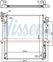 mitsubishi Radiateur 628966