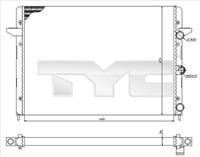 Kühler, Motorkühlung TYC 737-0005