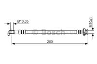 Bremsschlauch Bosch 1 987 481 434